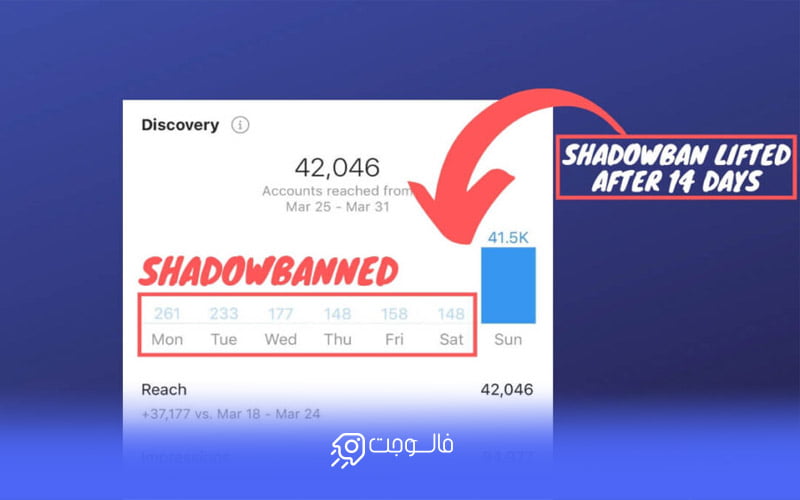 شادوبن (shadow ban)