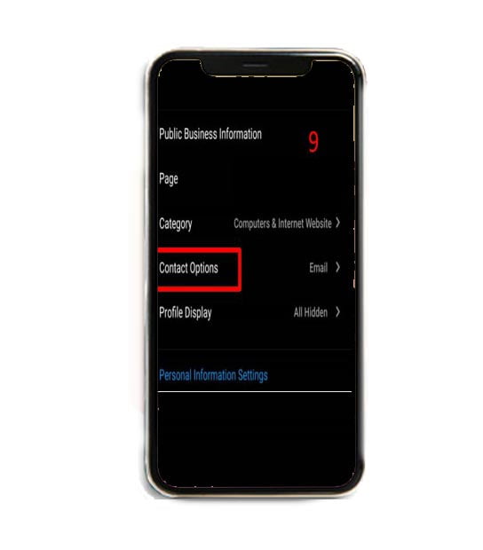 نحوه ایجاد دکمه تماس در اینستاگرام