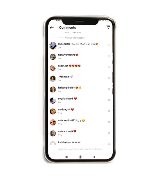 کامنت های اینستاگرام