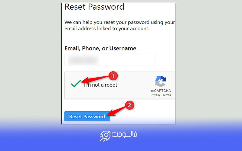 reset password