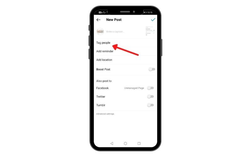 قسمت تگ کردن در پست