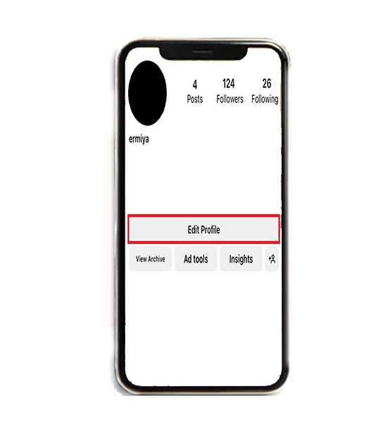 ویرایش پروفایل