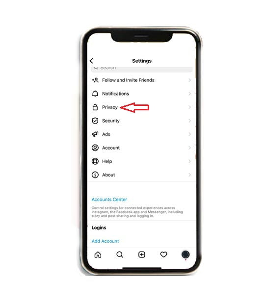 privecy اینستاگرام