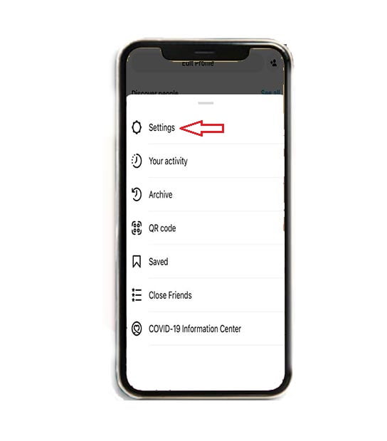 setting اینستاگرام